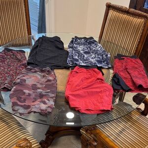 Six pair lot of lululemon athletica Men's Athletic Shorts